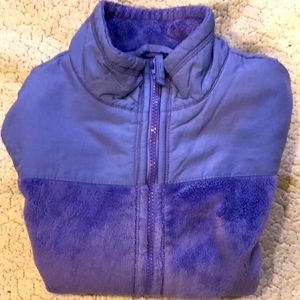 1989 Place | Girls purple fleece full length zipper jacket